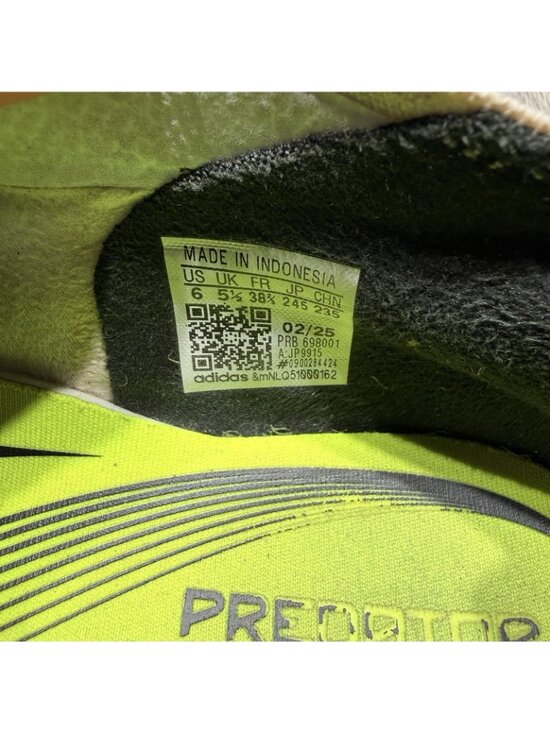 adidas Predator Elite Fold-Over Tongue FG Cloud White Core Men 6 W 7.5  JP9915 main image 10